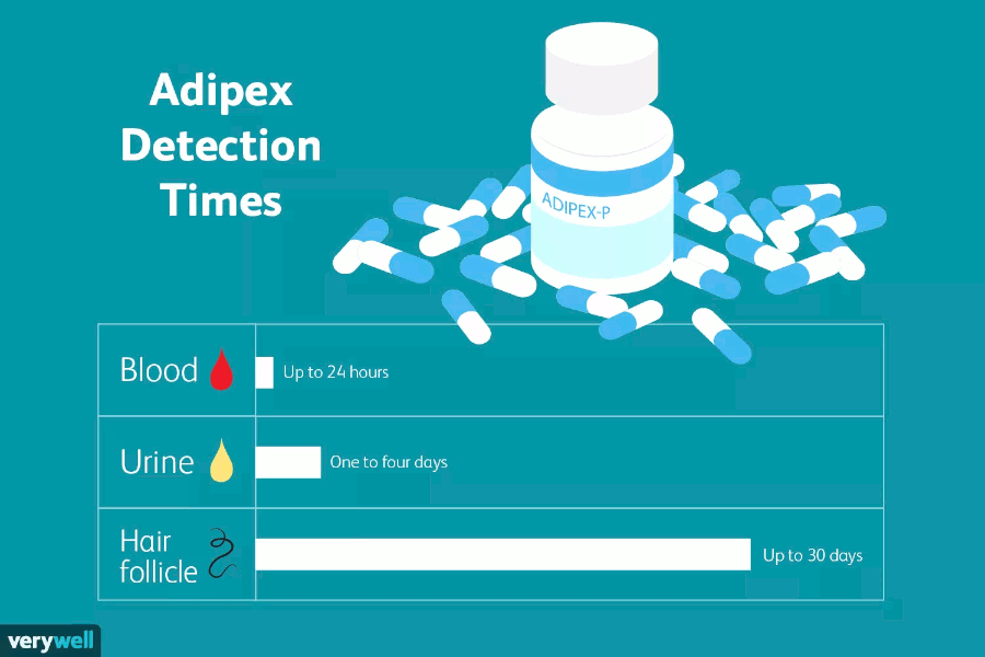 Adipex Detection Times