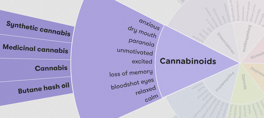 Cannabinoids Drug Wheel