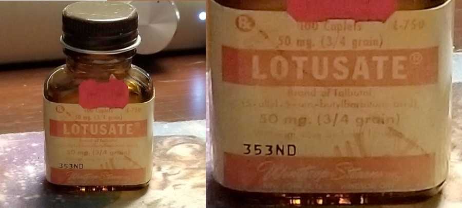 Old Lotusate Bottle