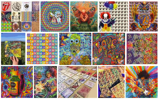 LSD Blotter Art